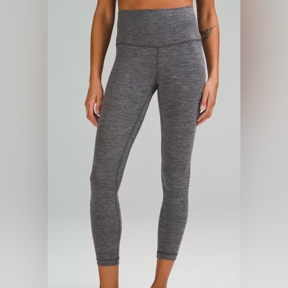 Lululemon high waisted gray legging size 4